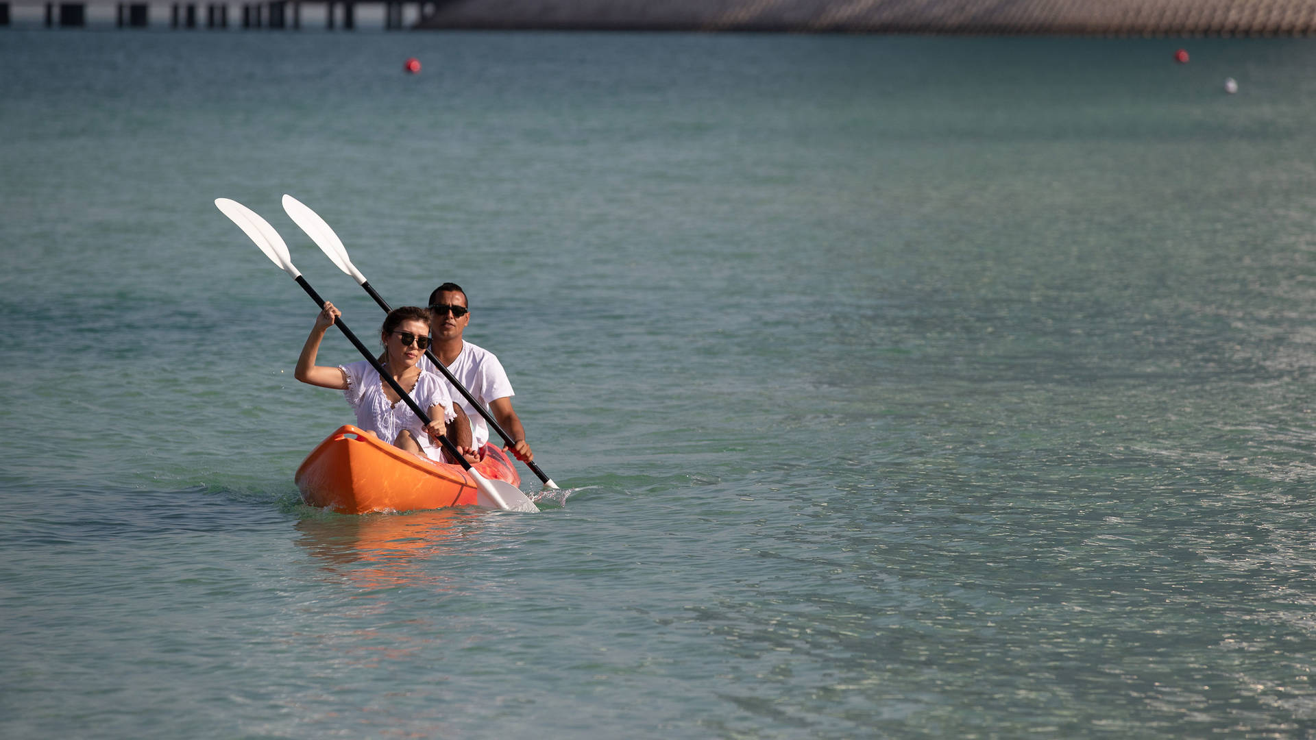 Couple in the kayak