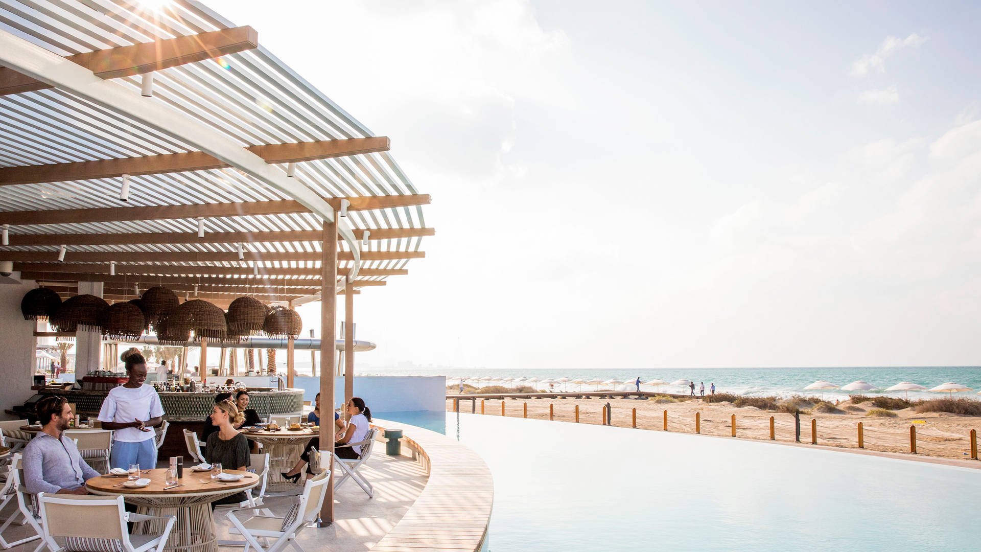 image of each front dining at Jumeirah at Saadiyat Island Resort