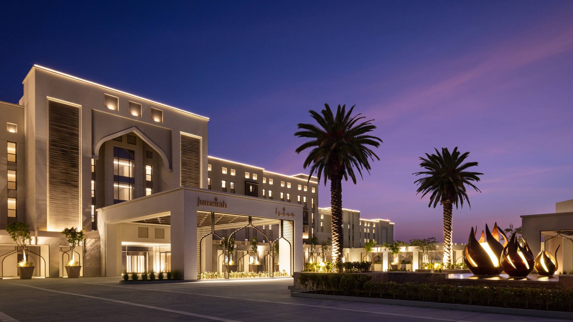 Exterior of the hotel
