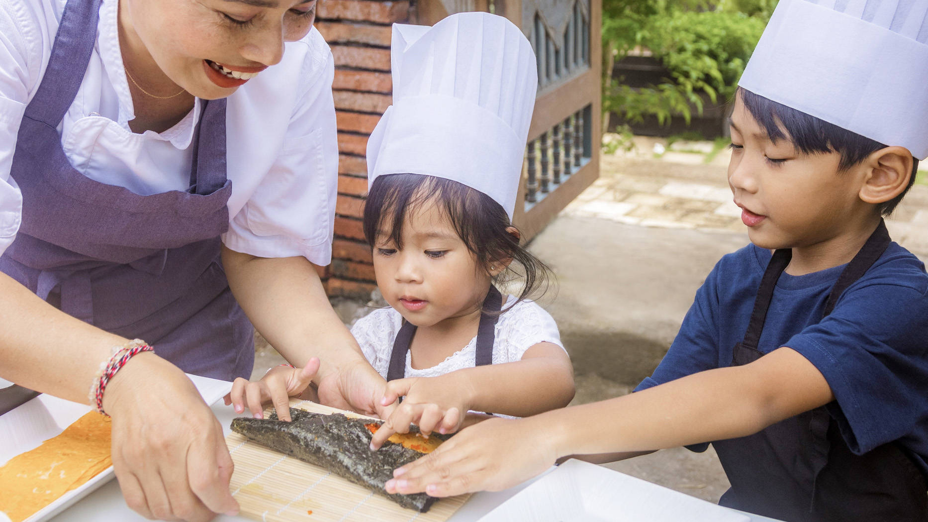 A cooking class at Jumeirah Bali