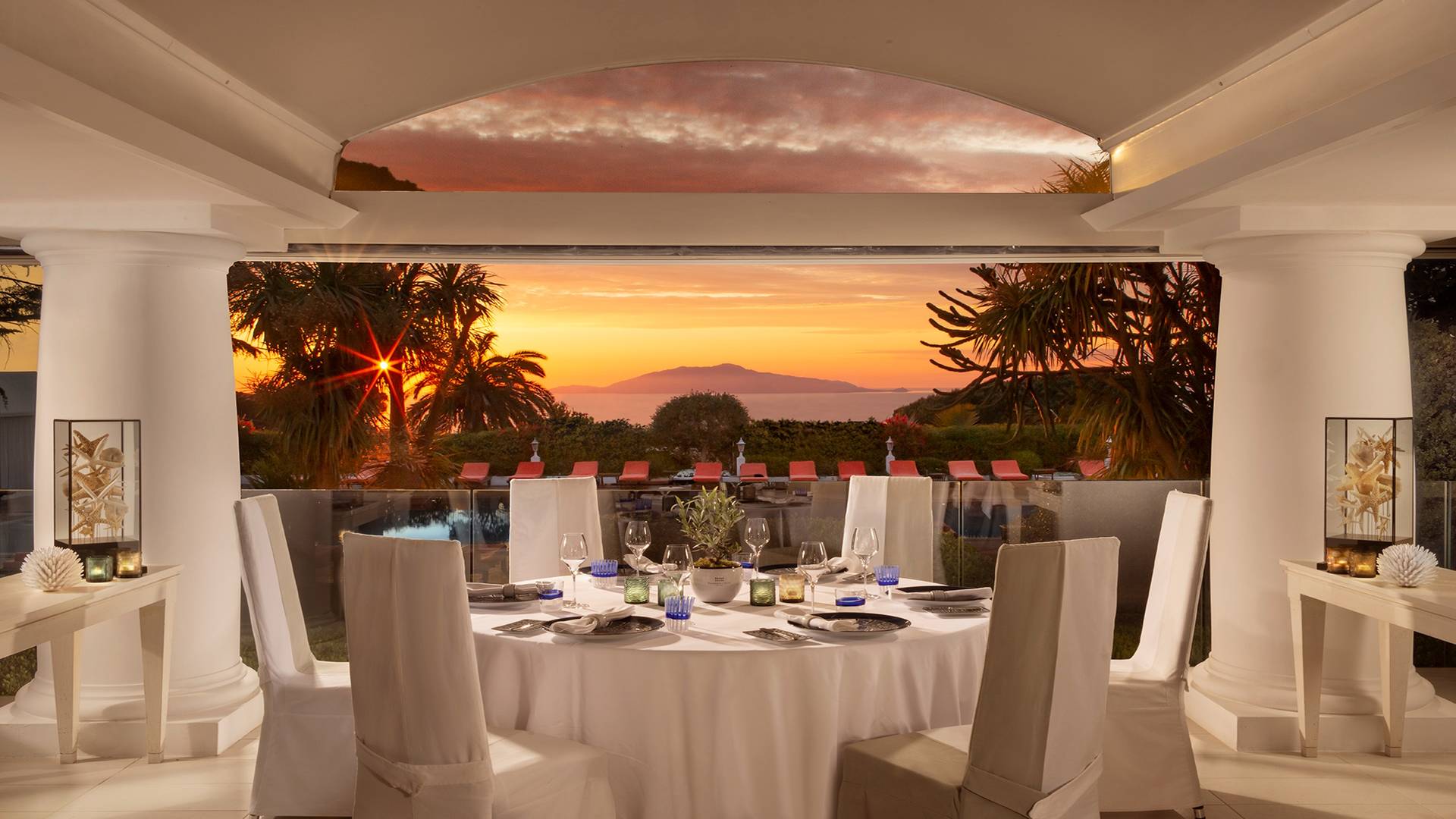 Capri Palace Jumeirah at sunset