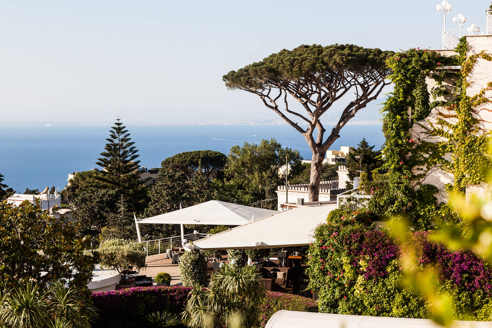 The view over Capri Palace Jumeirah