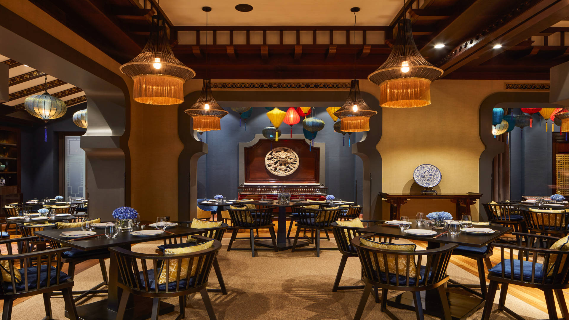 Interiors at Zheng He at Jumeirah Mina A' Salam