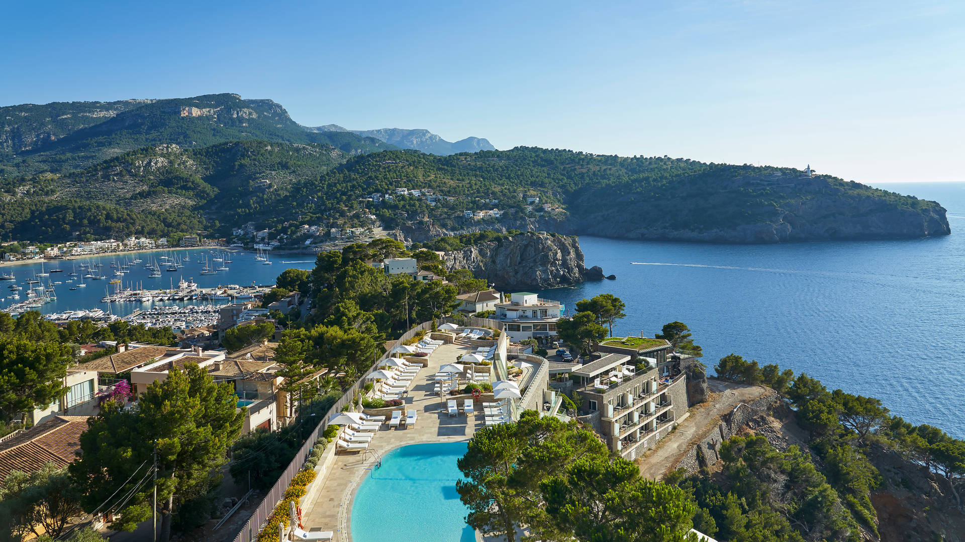 Jumeirah Port Soller views and Sa Talaia Pool