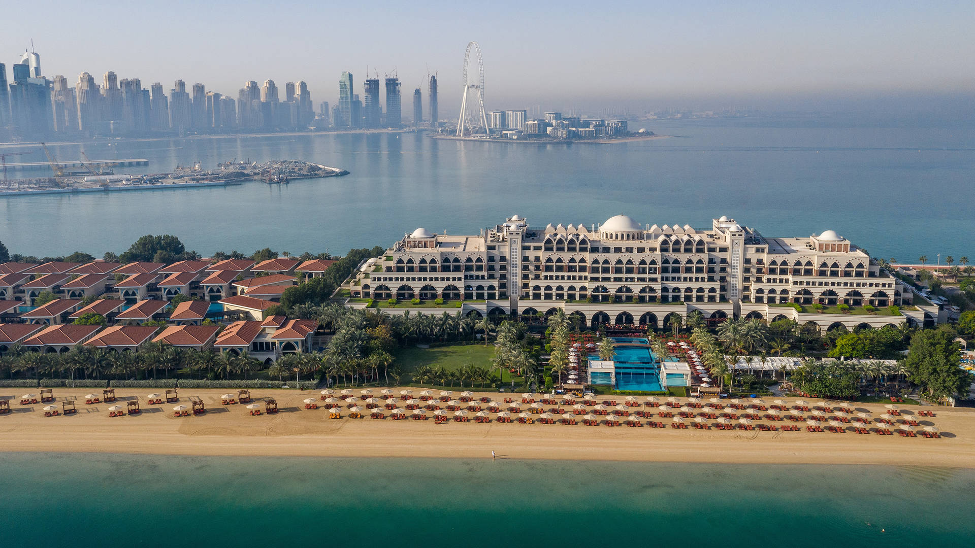 Beach view of Jumeirah Zabeel Saray in Dubai