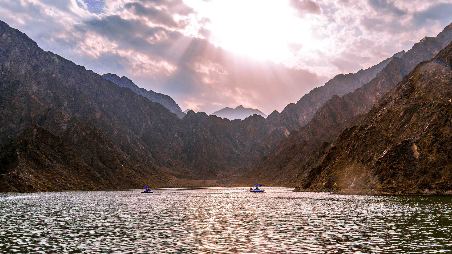 Hatta Dam in the sun jumeirah dubai istock