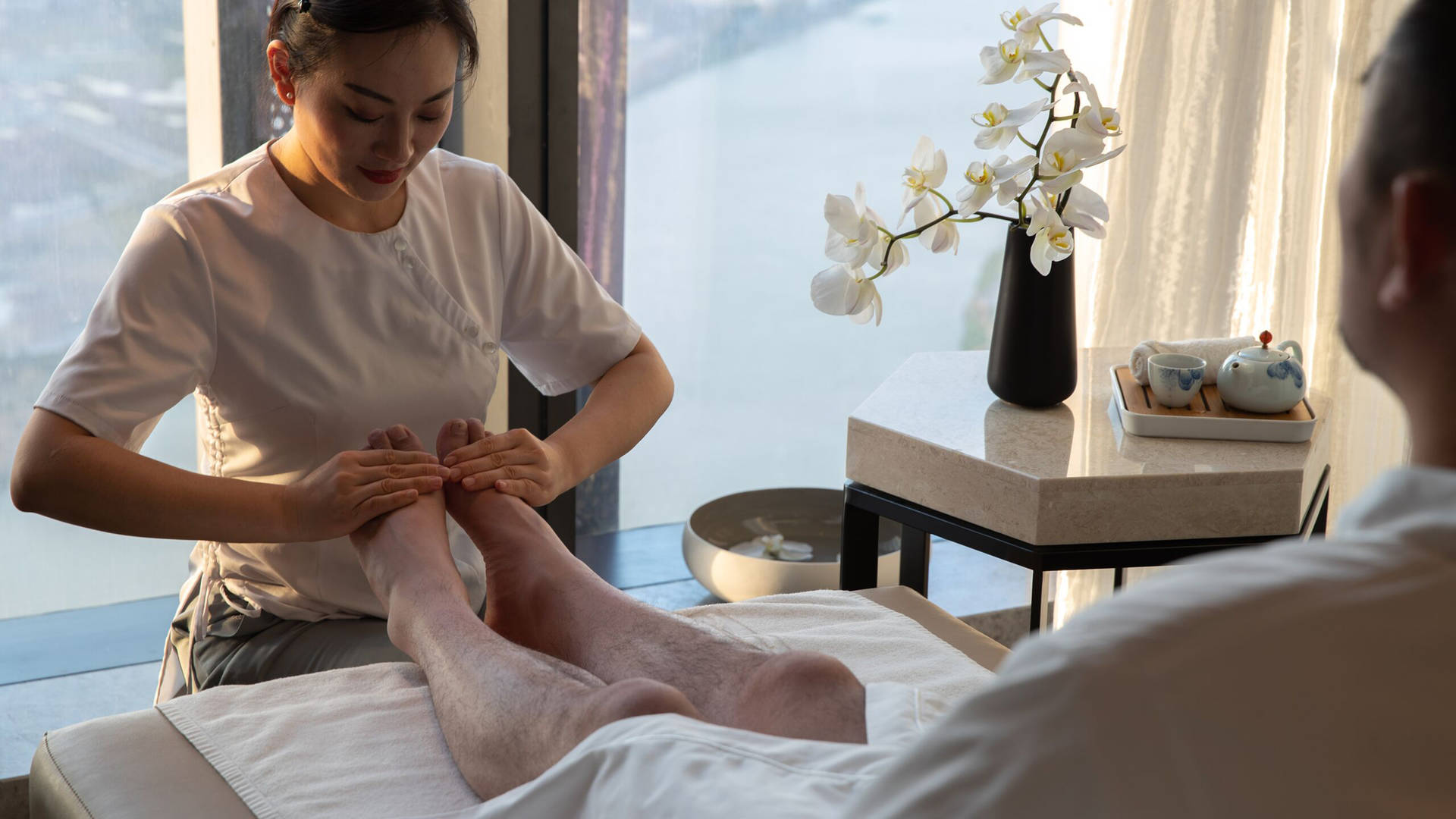 Talise Spa foot massage