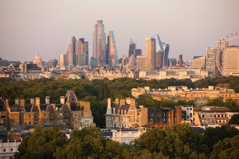 View of London near The Carlton Tower Jumeirah