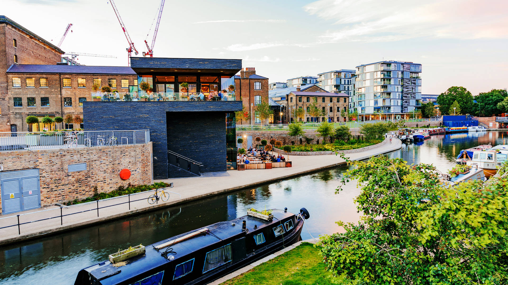 A barge on Regent's Canal