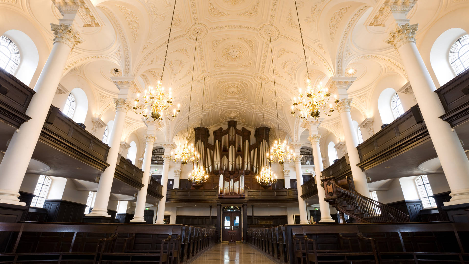 St Martin in the fields atmospheric historic church