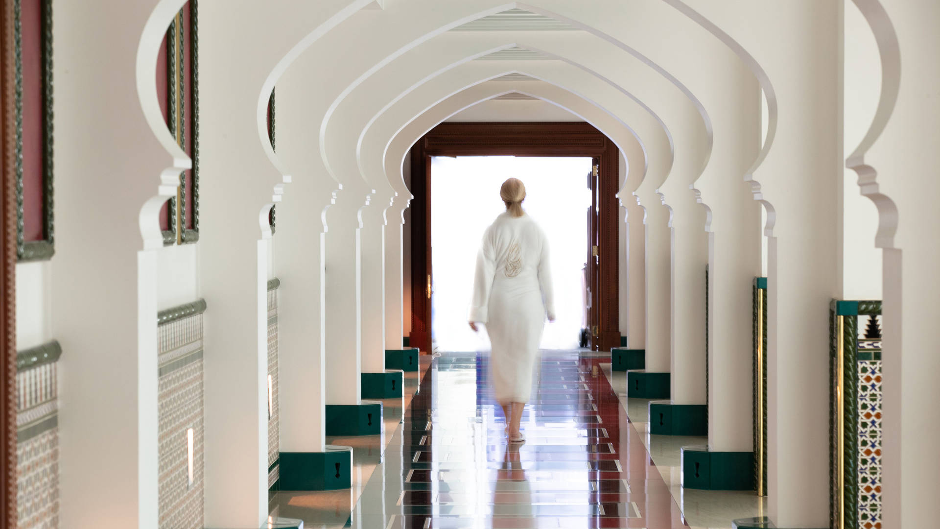 The interior of a wellness spa