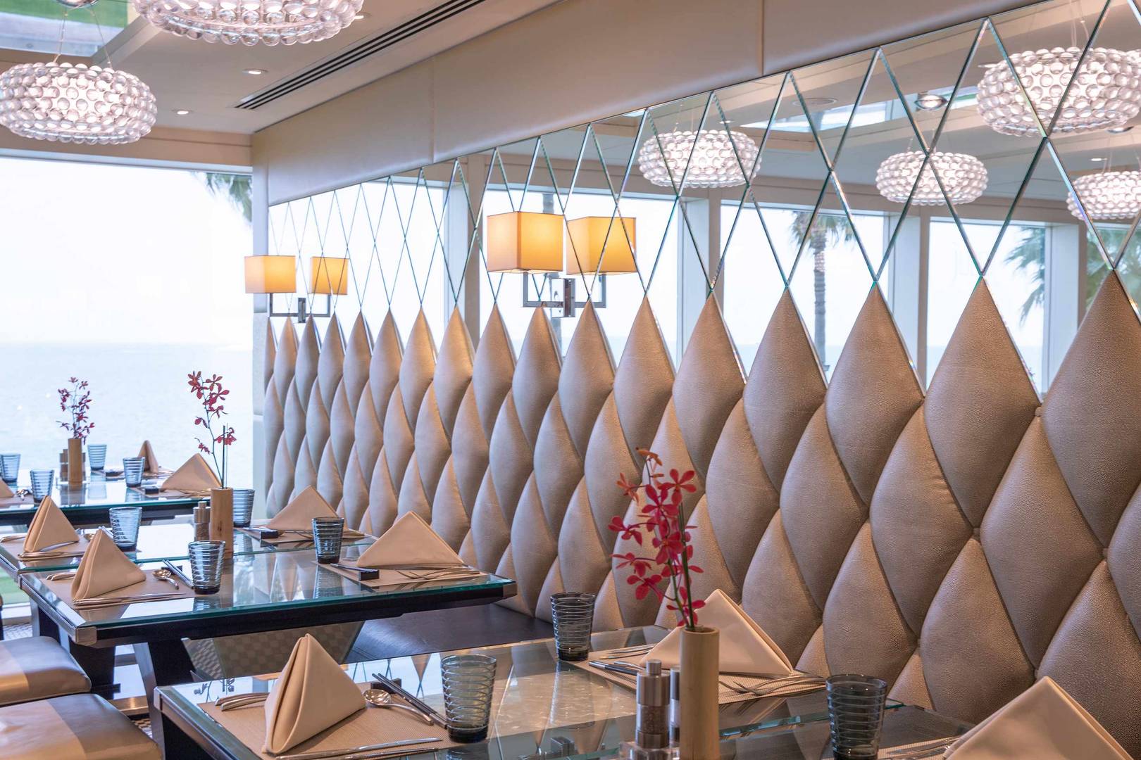 Interior of the Junsui Restaurant at Jumeirah Burj Al Arab 